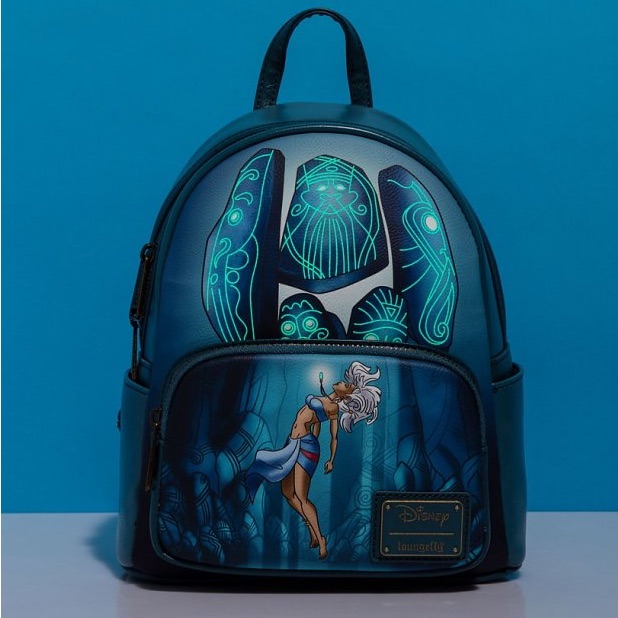 Exclusive Loungefly Disney Atlantis Kida Crystal Chamber Gitd Mini Backpack
